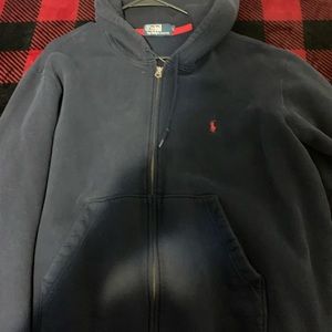 Polo men zip up